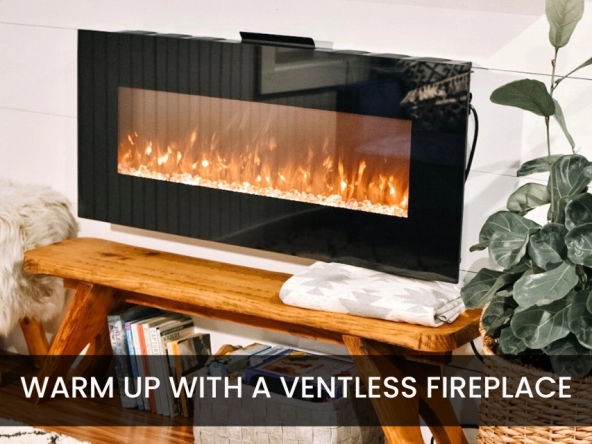 Warm Up Your Rooms this Fall with a Ventless Fireplace