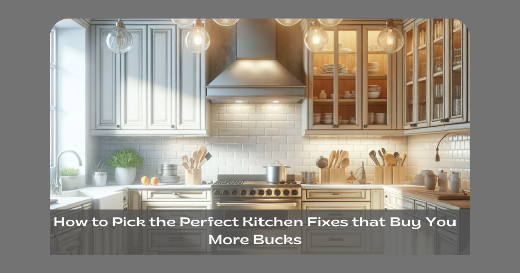 How to Pick the Perfect Kitchen Fixes that Buy You More Bucks