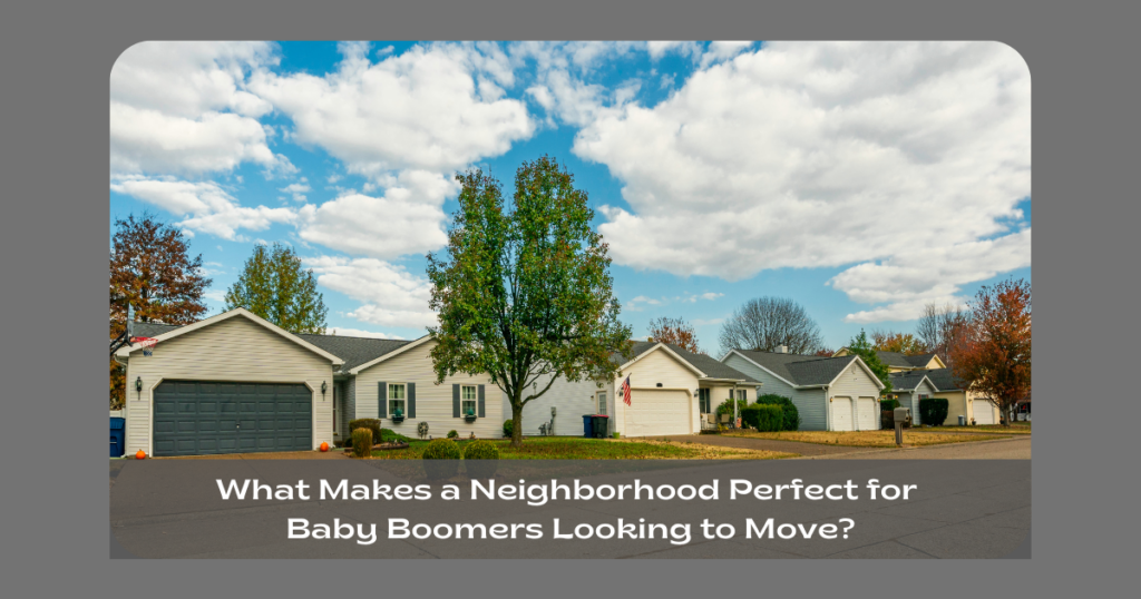 What Makes a Neighborhood Perfect for Baby Boomers Looking to Move