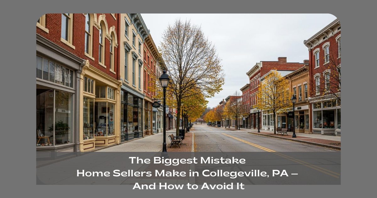 The Biggest Mistake Home Sellers Make in Collegeville, PA — And How to Avoid It